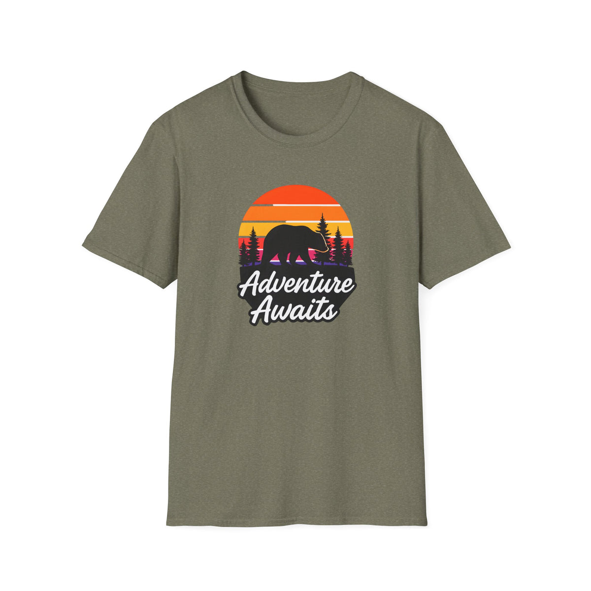 Bear in Sunset Forest T-Shirt