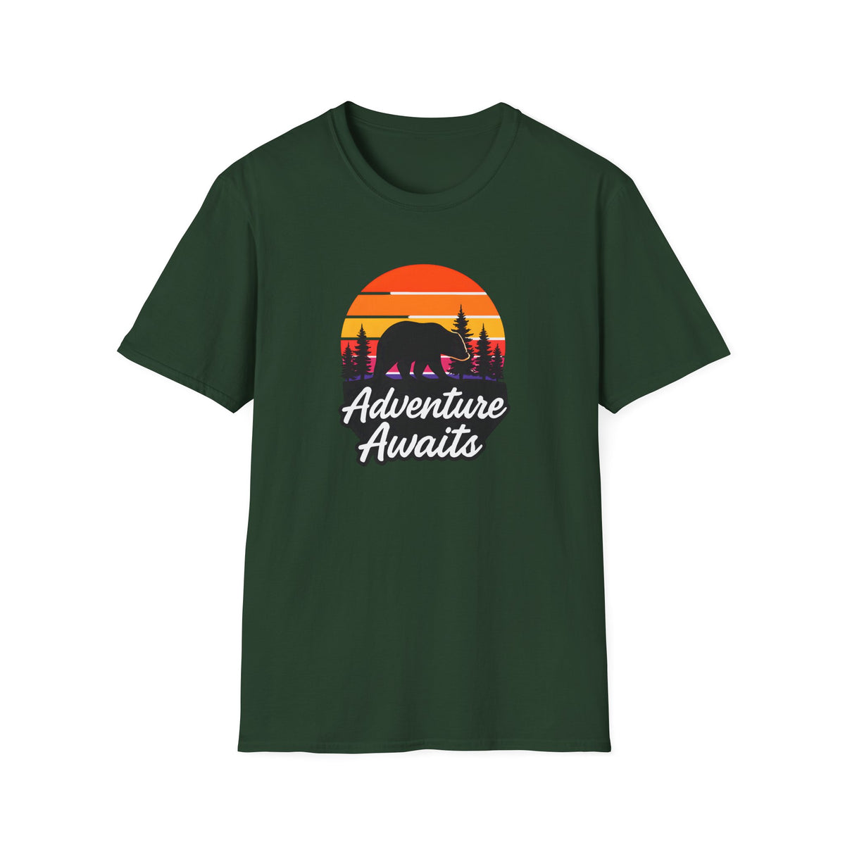 Bear in Sunset Forest T-Shirt